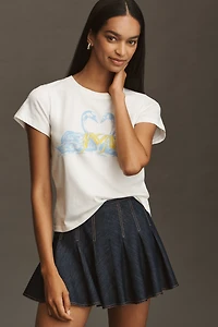 By Anthropologie Swan Graphic Tee