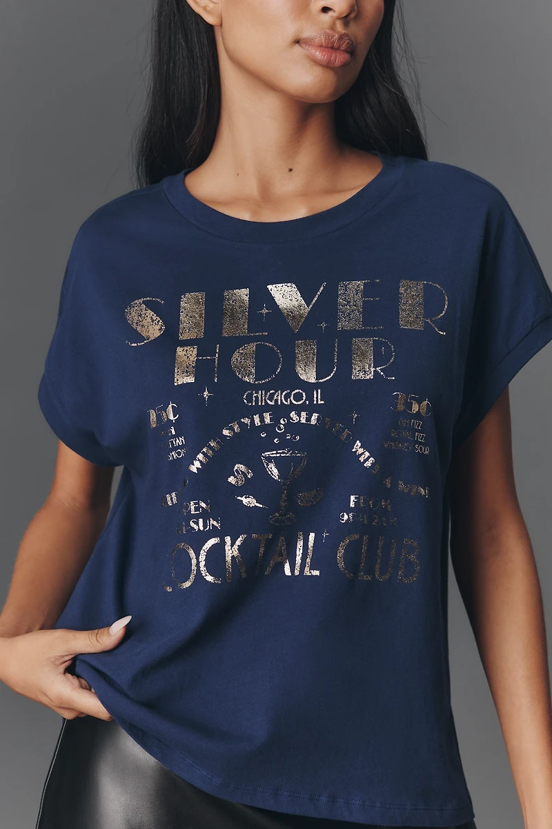 By Anthropologie Graphic Muscle Tee