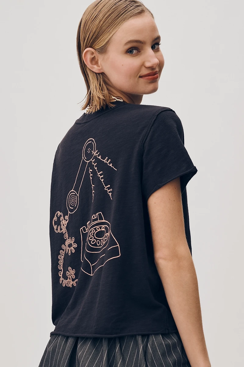 The Caitlin Boxy Tee by Maeve