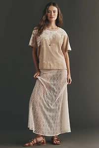 Pilcro Doily Boyfriend T-Shirt