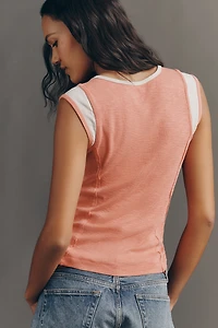 Pilcro Seamed Muscle Tank