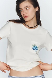 Maeve Blueberry Pocket Tee
