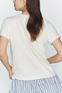 Maeve Blueberry Pocket Tee