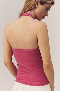 Pilcro Ruched Halter Tank