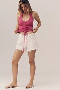 Pilcro Ruched Halter Tank