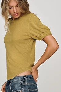 Pilcro Cotton Puff-Sleeve Tee