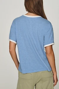 Pilcro Cotton Heritage Ringer Tee
