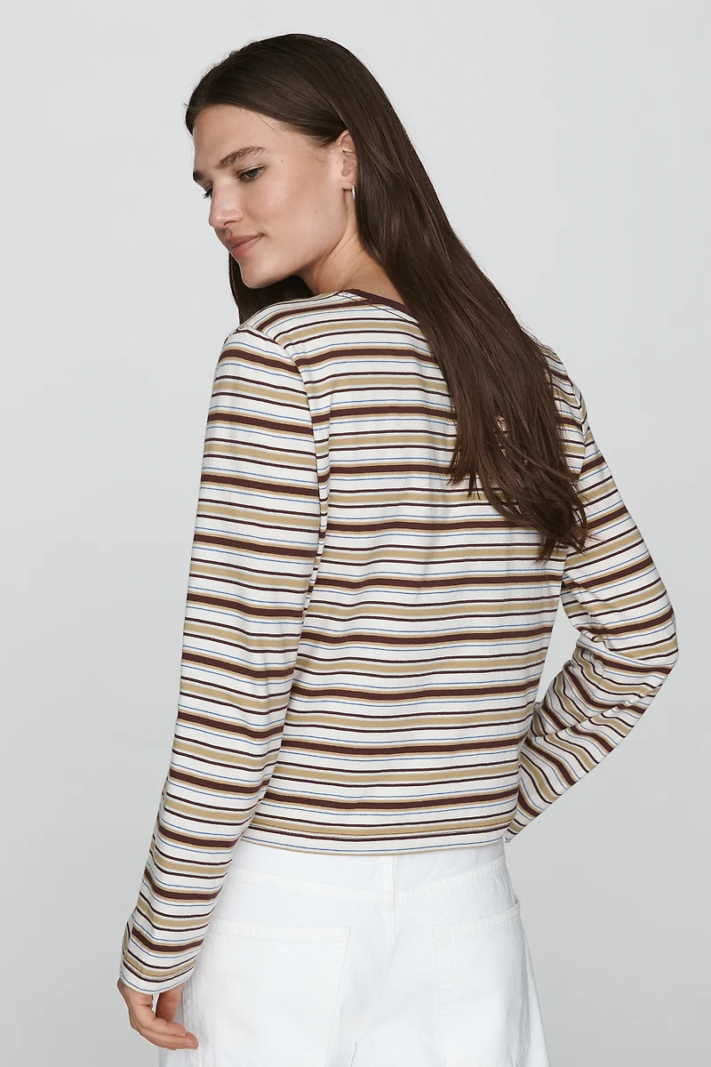 By Anthropologie Evelyn 100% Cotton Everyday Top
