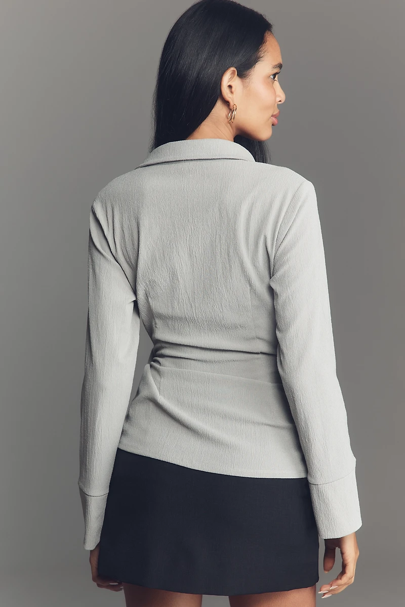 By Anthropologie Hardware Wrap Top