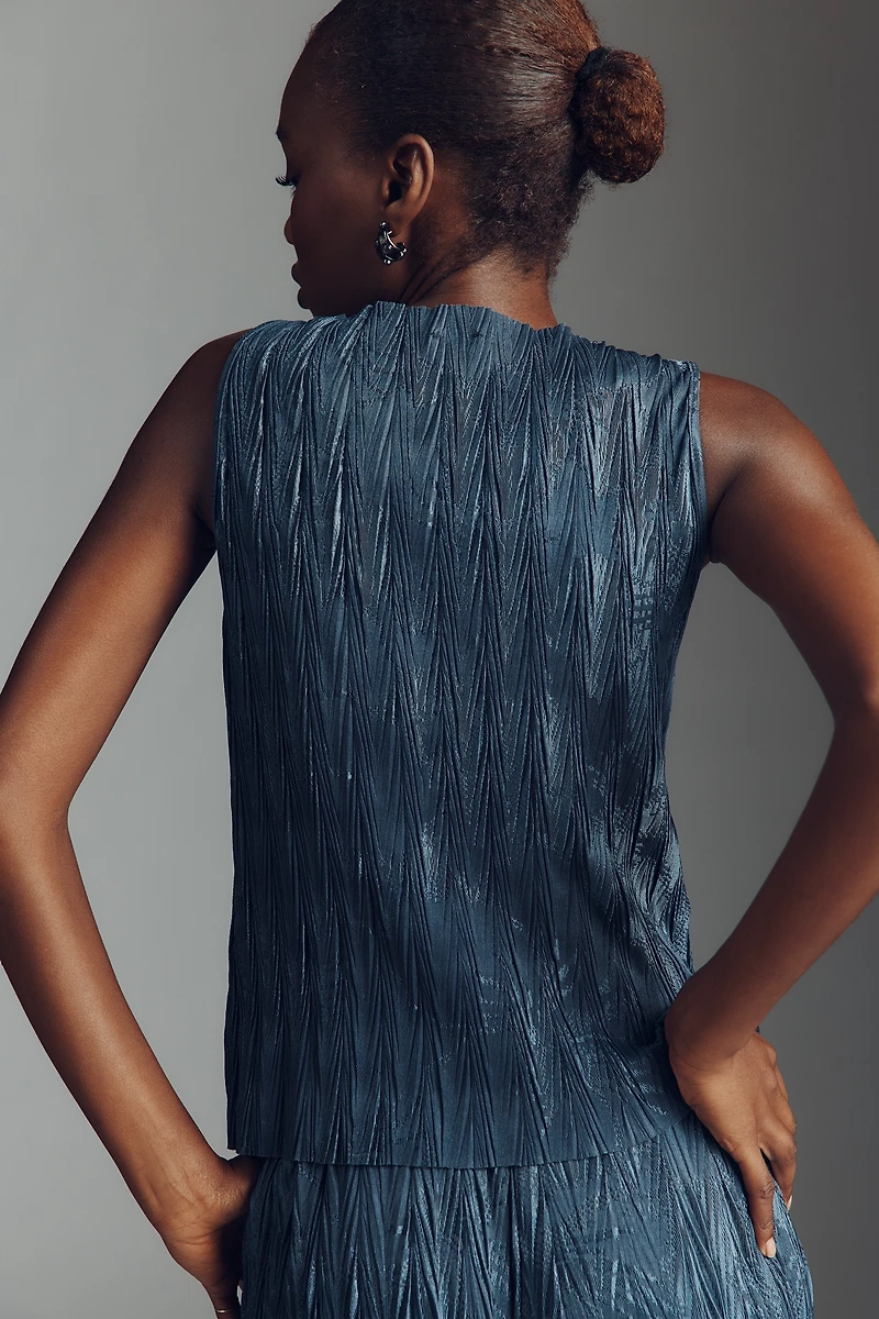 Maeve Textured Knit Tank Top