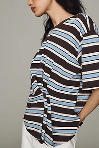 Pilcro Pleated Waist Tee