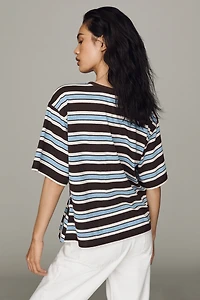 Pilcro Pleated Waist Tee