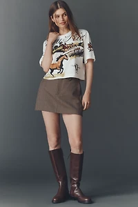 The Corey Short-Sleeve Boxy Tee by Maeve: Printed Souvenir Edition