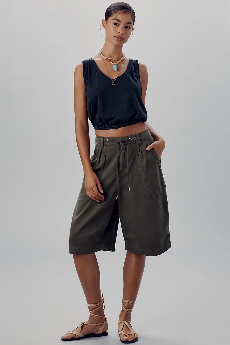 Pilcro V-Neck Bubble Muscle Tank