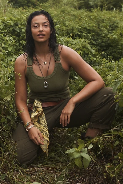 Pilcro Cotton Tank Top