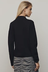 The Carys Mock-Neck Sweater by Maeve