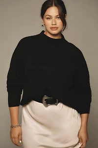 The Carys Mock-Neck Sweater by Maeve