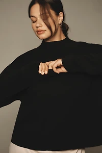 The Carys Mock-Neck Sweater by Maeve