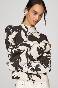 Carys Mock-Neck Sweater by Maeve