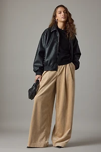 The Alani Cashmere Mock-Neck Sweater by Pilcro