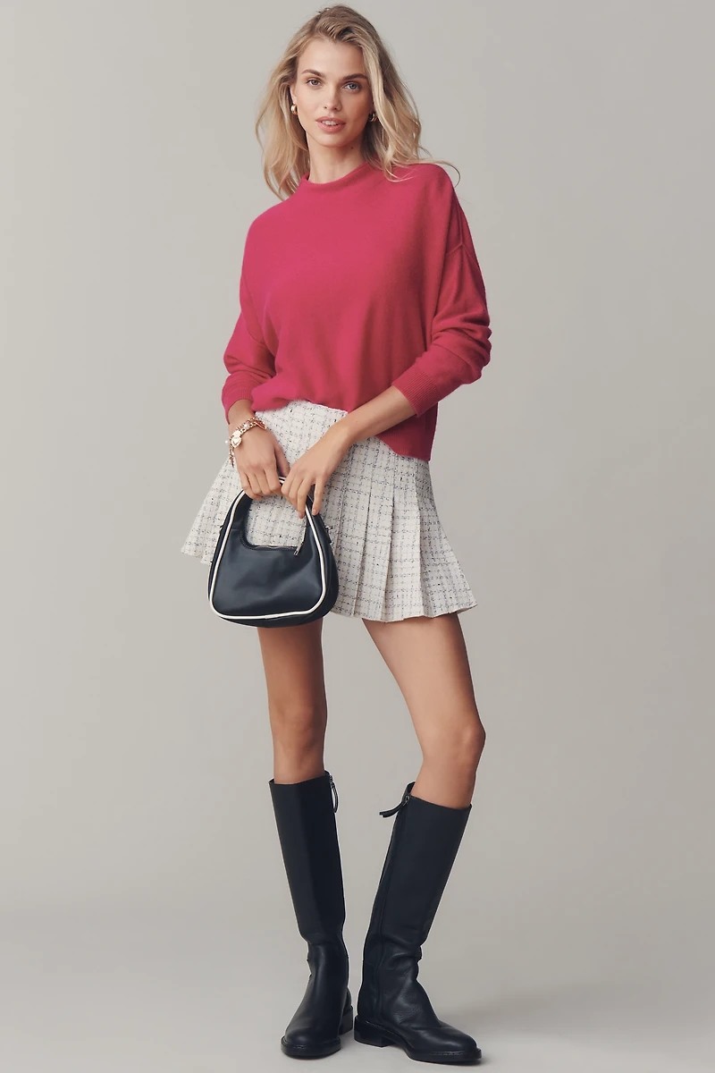 The Alani Cashmere Mock-Neck Sweater by Pilcro