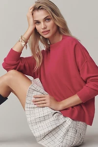 The Alani Cashmere Mock-Neck Sweater by Pilcro
