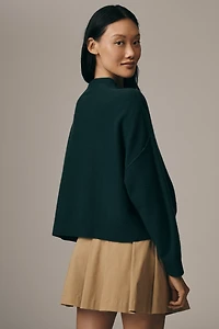 The Alani Cashmere Mock-Neck Sweater by Pilcro
