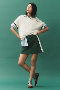 Pilcro Brushed Cashmere Boxy Crop Sweater