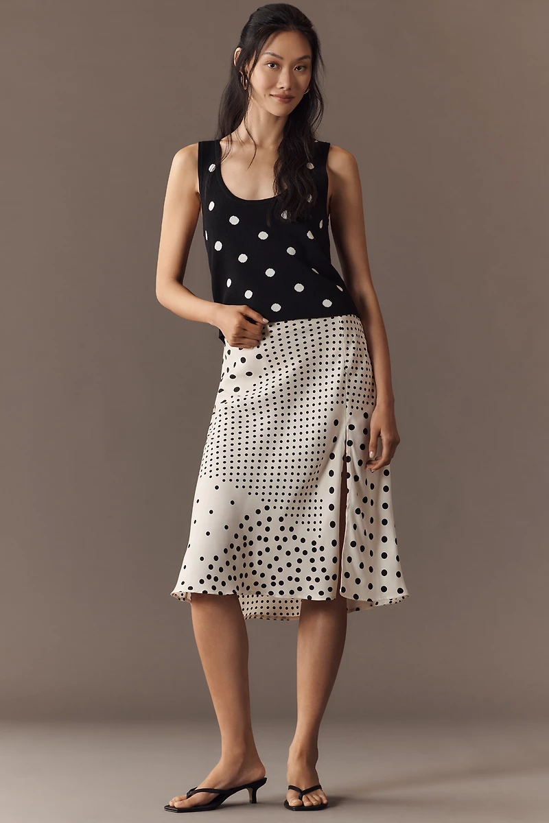English Factory Polka Dot Sweater Tank