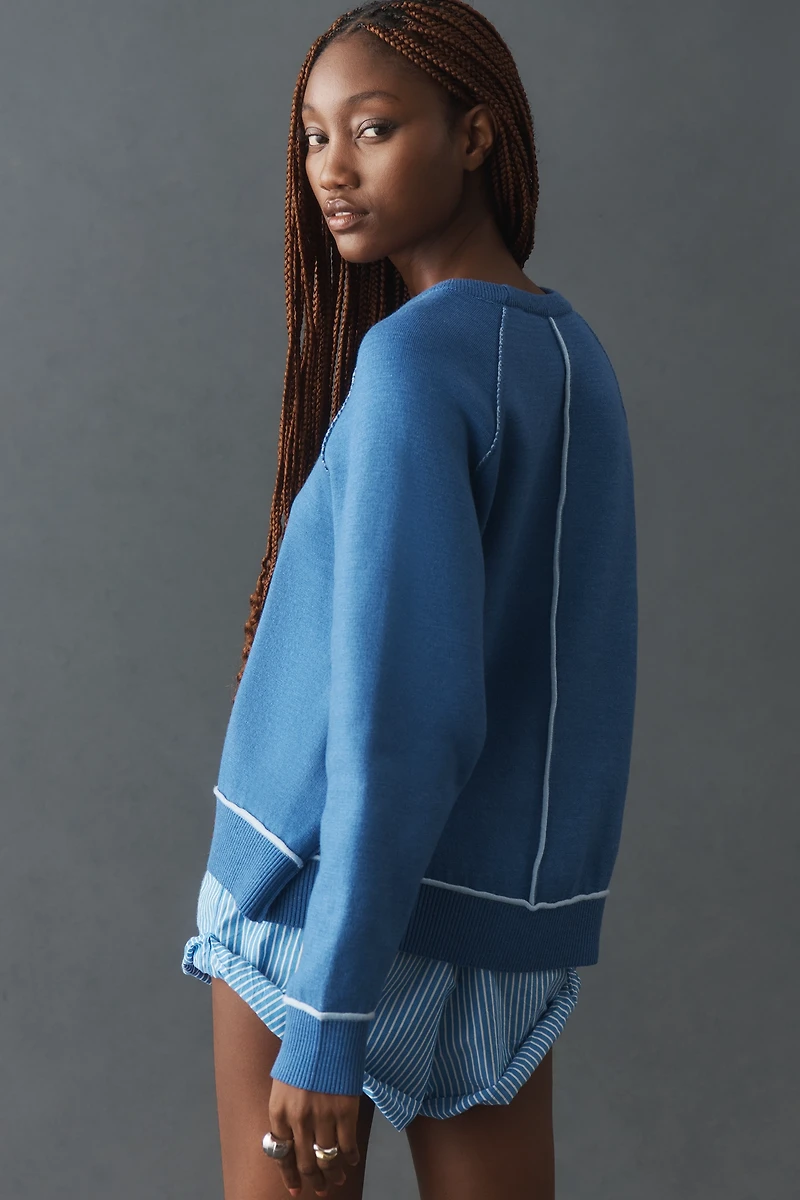 The Oaklyn Cozy Crew-Neck Sweatshirt by Pilcro