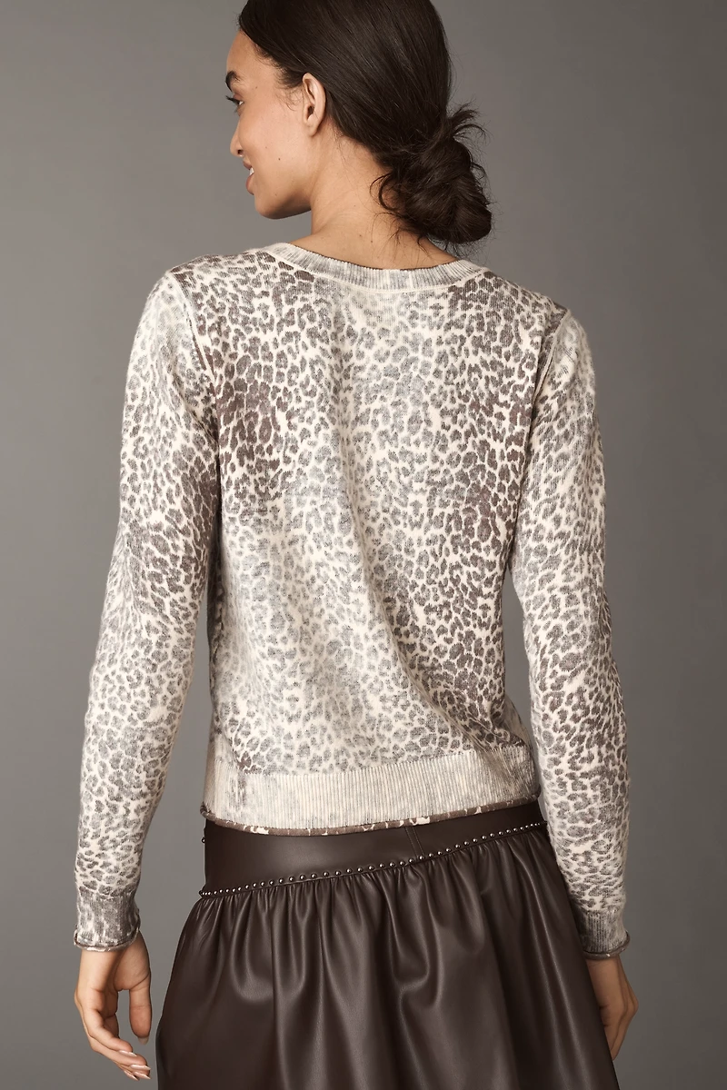 Design History x Anthropologie Crew-Neck Cardigan Sweater
