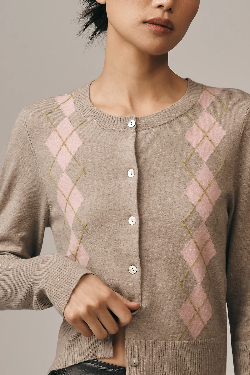 Design History x Maeve Argyle Cardigan Sweater