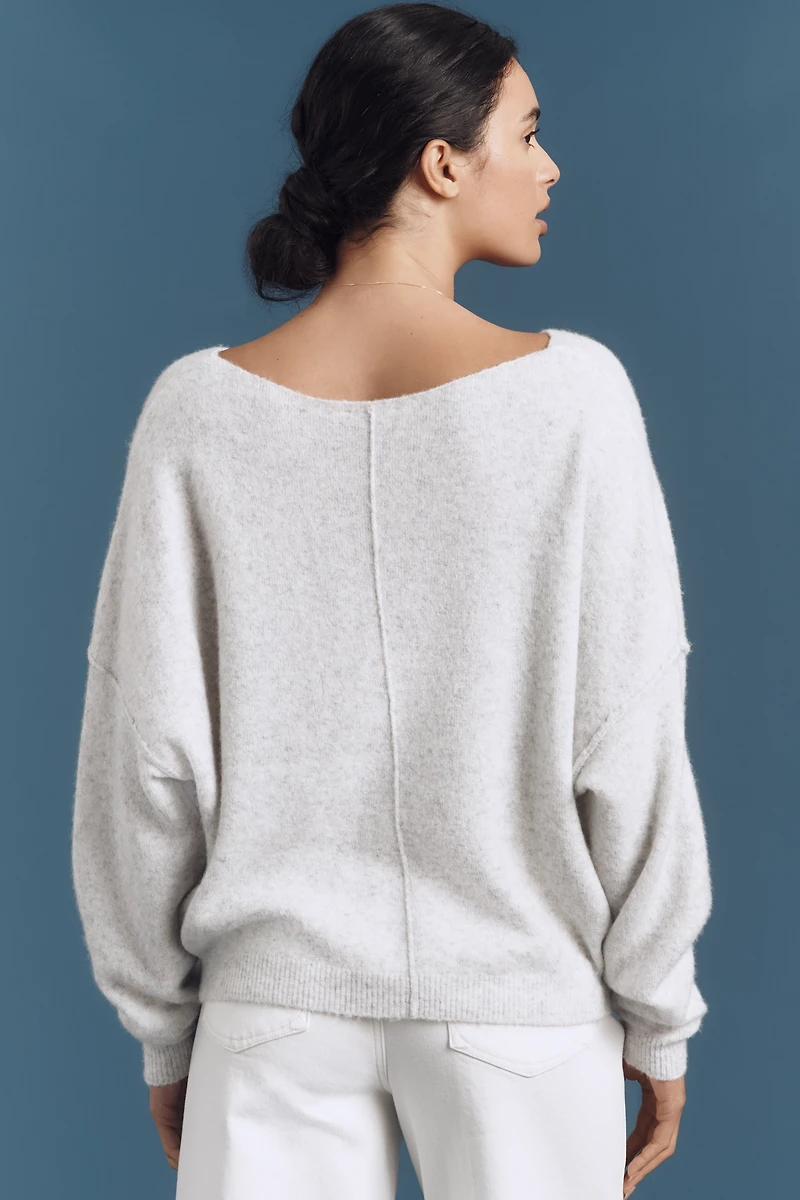 American Vintage Damsville Boat-Neck Relaxed Sweater