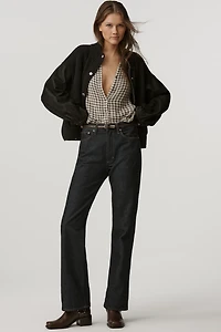 Pilcro Denim & Sweater Mix Oversized Cardigan