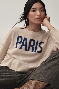 The Alani Cashmere Sweater by Pilcro: Crop Crew-Neck Edition