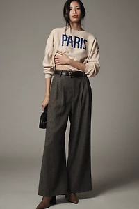 The Alani Cashmere Sweater by Pilcro: Crop Crew-Neck Edition