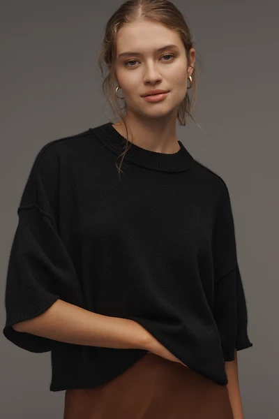 Goldie Crew-Neck Cashmere Sweater