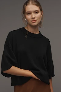 Goldie Crew-Neck Cashmere Sweater