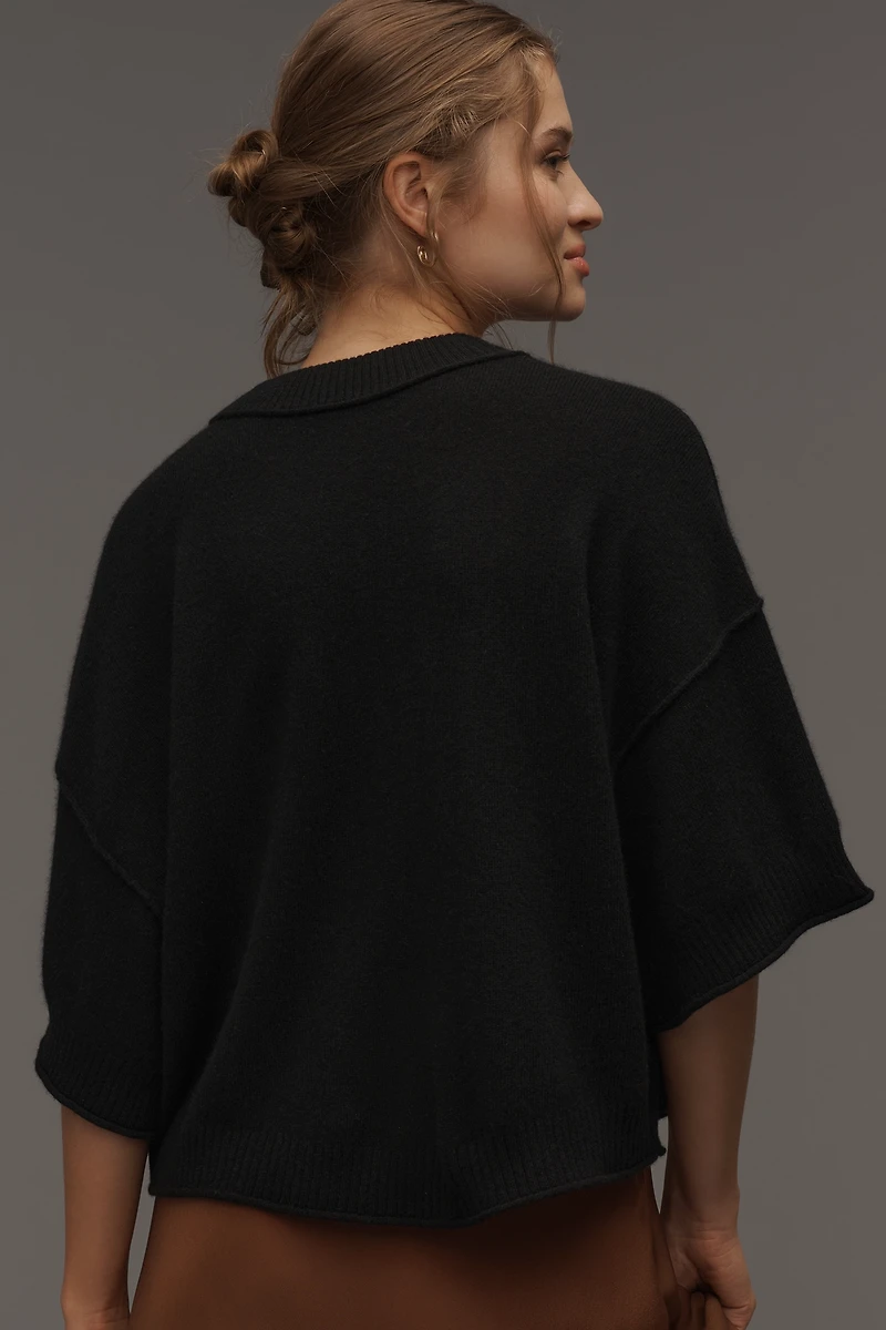 Goldie Crew-Neck Cashmere Sweater