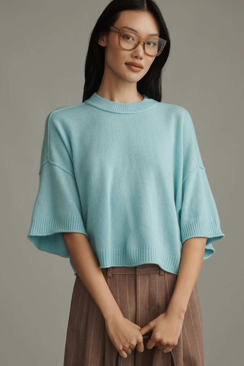 The Goldie Crew-Neck Cashmere Sweater