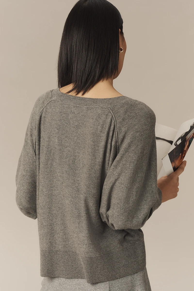Pilcro Merino Wool Scoop-Neck Sweater