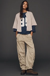 The Goldie Crew-Neck Cashmere Cardigan Sweater