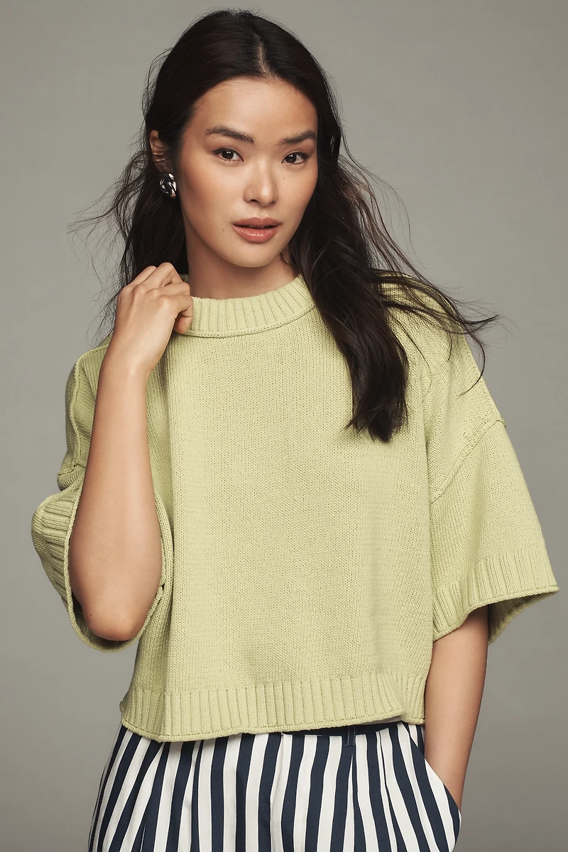 The Goldie Cotton Crew-Neck Sweater