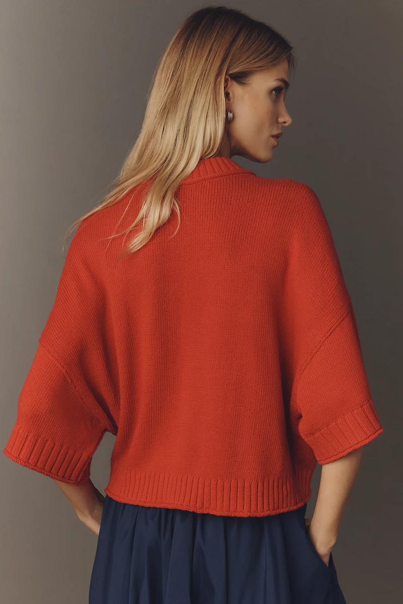 The Goldie Cotton Crew-Neck Sweater