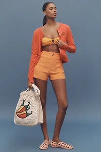 Maeve Icon Crew-Neck Cardigan Sweater