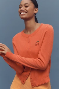 Maeve Icon Crew-Neck Cardigan Sweater