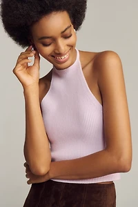 By Anthropologie Crop Wool Cashmere Tank Top