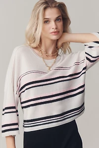 Pilcro Cashmere V-Back Sweater