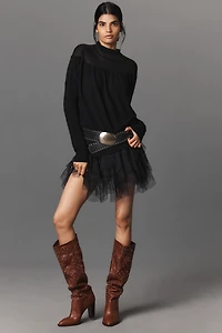 Maeve Twofer Cashmere Wool Blend Sweater