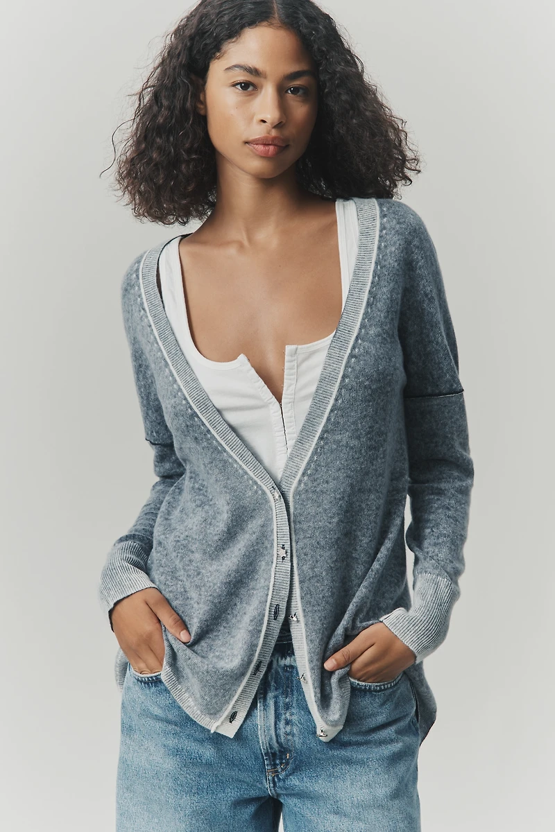 Pilcro Cashmere Cardigan Sweater